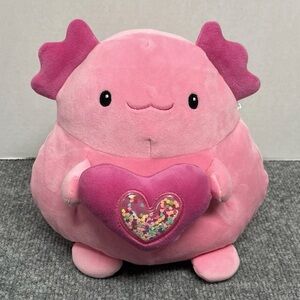 Axolotl Plush Toy w/ Heart